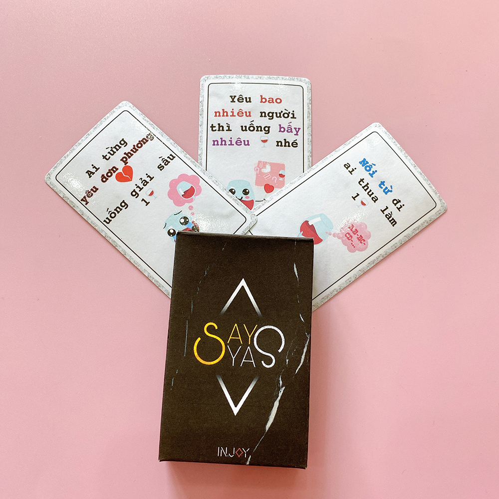 Bộ Bài Say Say Không Say Không Về 50 Lá Drinking Game Hot Trend Tụ Tập Làm Quen Trải Nghiệm Cùng Bạn Bè