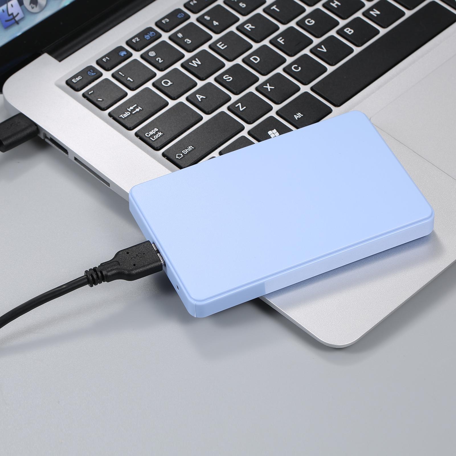 2.5 inch Hard Disk Case USB3.0 External HDD/SSD Enclosure SATA Hard Drive Case Tool-free ABS Shell