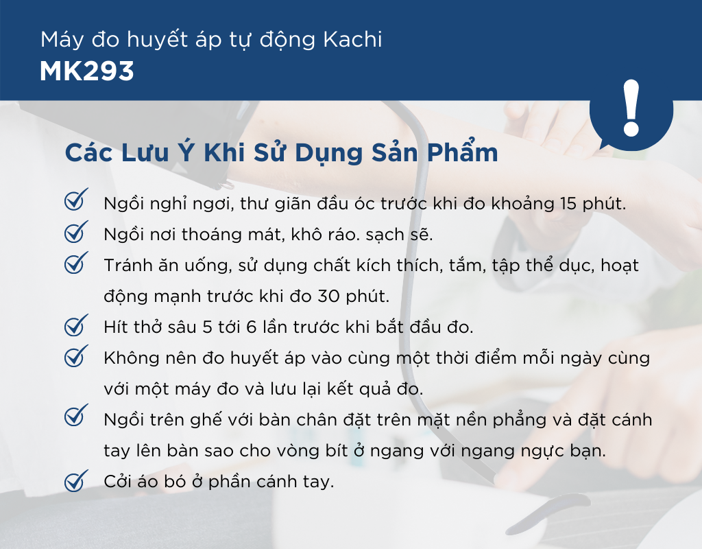 Máy đo huyết áp bắp tay Kachi MK293 - Hàng chính hãng