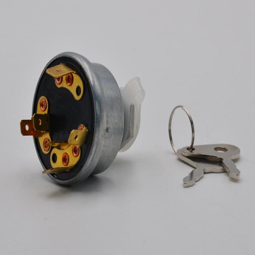 4 Position Universal Ignition Switch w/ Keys for Lucas 12/24V 128SA Tractor