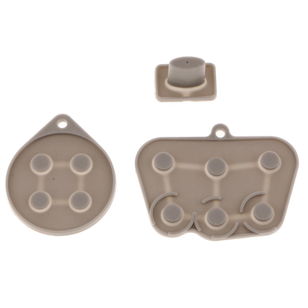 3x Controller Conductive Button Key Touch Rubber Pad for Parts