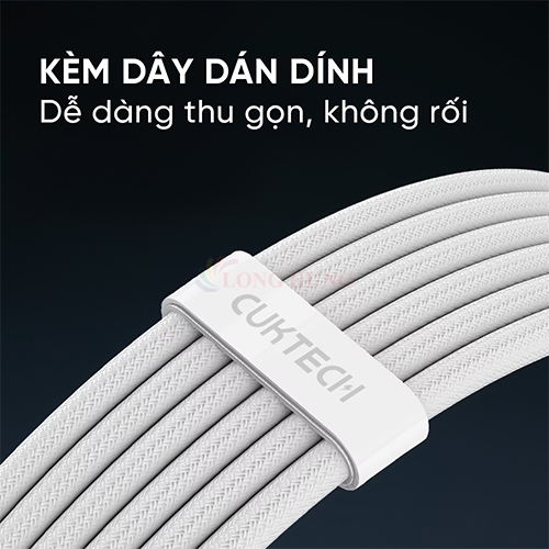Cáp USB Type-C to Type-C Cuktech Braided 240W CTC515N/CTC520P - Hàng chính hãng