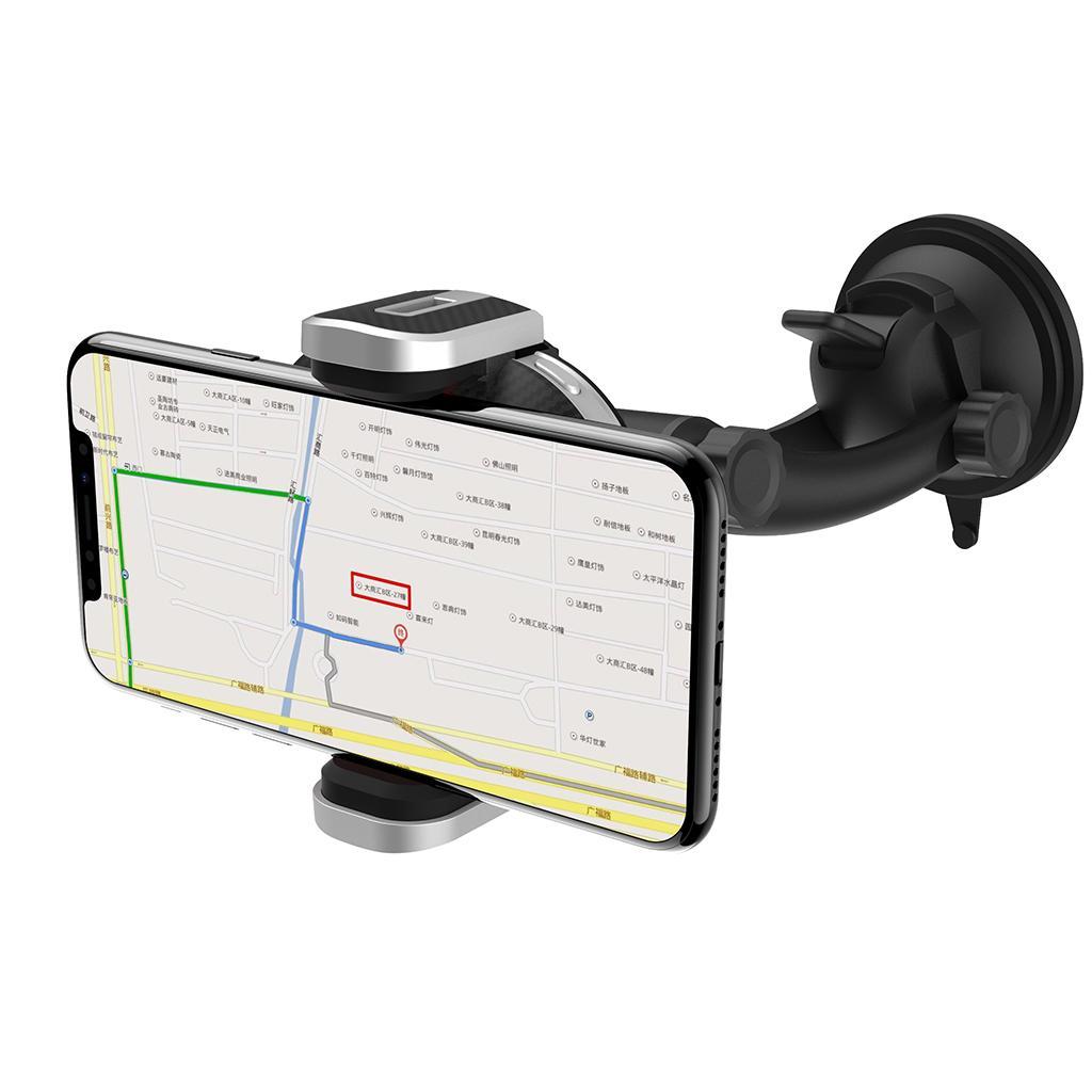 Mobile Phone Car Mount Sucker Bracket Car Charging Holder Wireless Charger