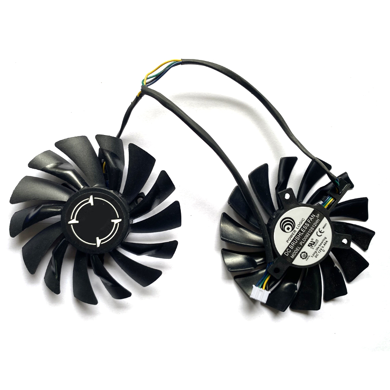 2pcs/lot Original 87mm PLD09210S12HH 4PIN RtX580 P106-100 Mining GPU Fan For MSI RtX 470 480 570 580 ARMOR Graphics Video Card Cooling Fans