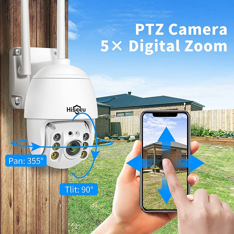 Camera An Ninh Không Dây Ngoài Trời Hisseu WHD902A