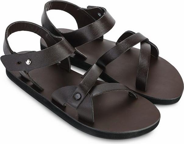 Giày Sandal Da Nam Casual - Nâu (Size