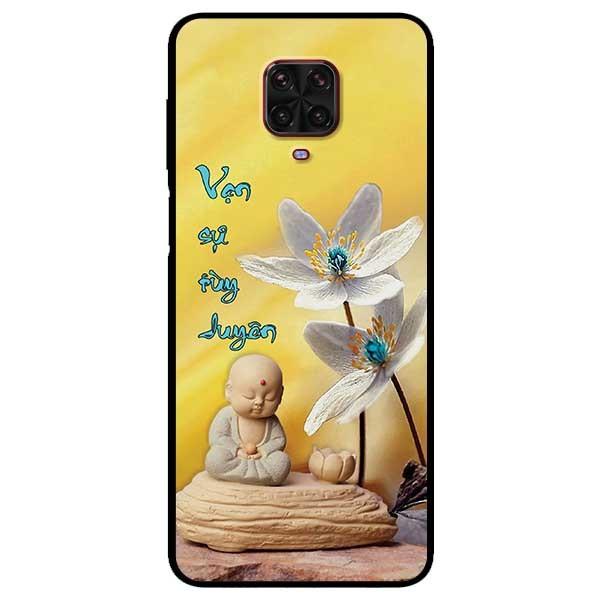 Ốp lưng dành cho Xiaomi Mi Redmi Note 9s - Note 9 Pro - Note 9 Pro Max - mẫu Vạn Duyên Hoa Trắng