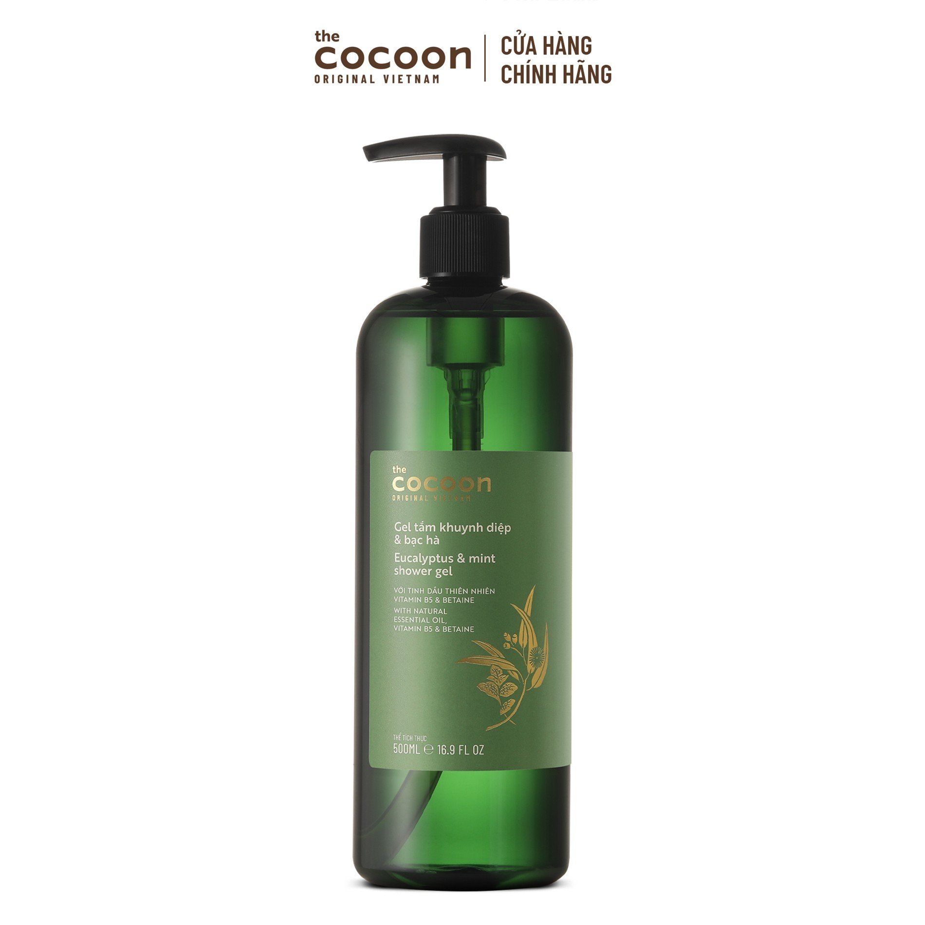 Gel Tắm Khuynh Diệp & Bạc Hà Cocoon 500ml