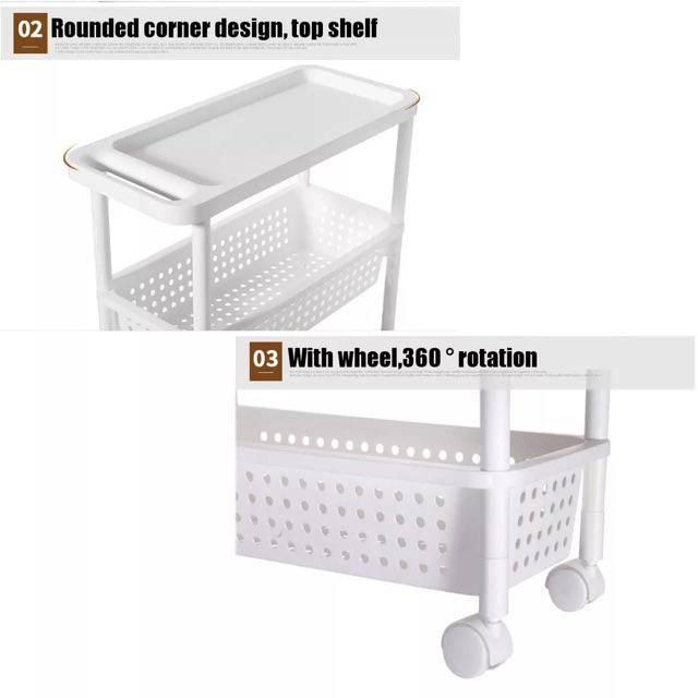 Kệ khe, kệ di động đa năng 3 tầng
