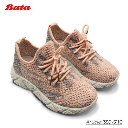 Giày sneaker trẻ em Thương hiệu Bata màu hồng 359-5116