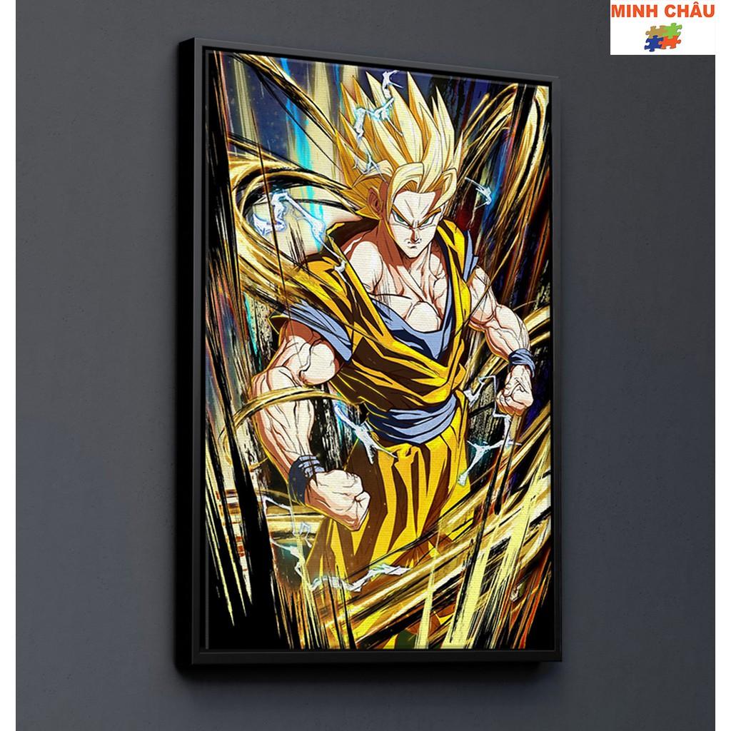 Tranh Canvas | Tranh treo tường trang trí DRAGON BALL - MẪU 1 - 4