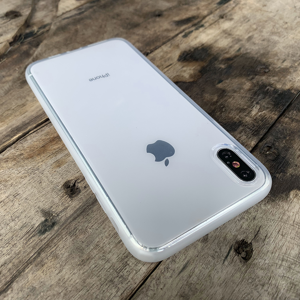 Ốp lưng dẻo cao cấp dành cho iPhone XS MAX - Màu trắng mờ