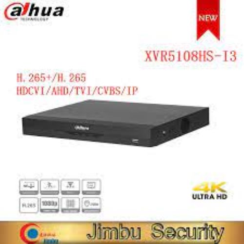 Đầu ghi analog CVI 8 kênh Dahua 2MP DH-XVR5108HS-I3 , nhận dạng khuân mặt (hàng chính hãng Dahua VN)