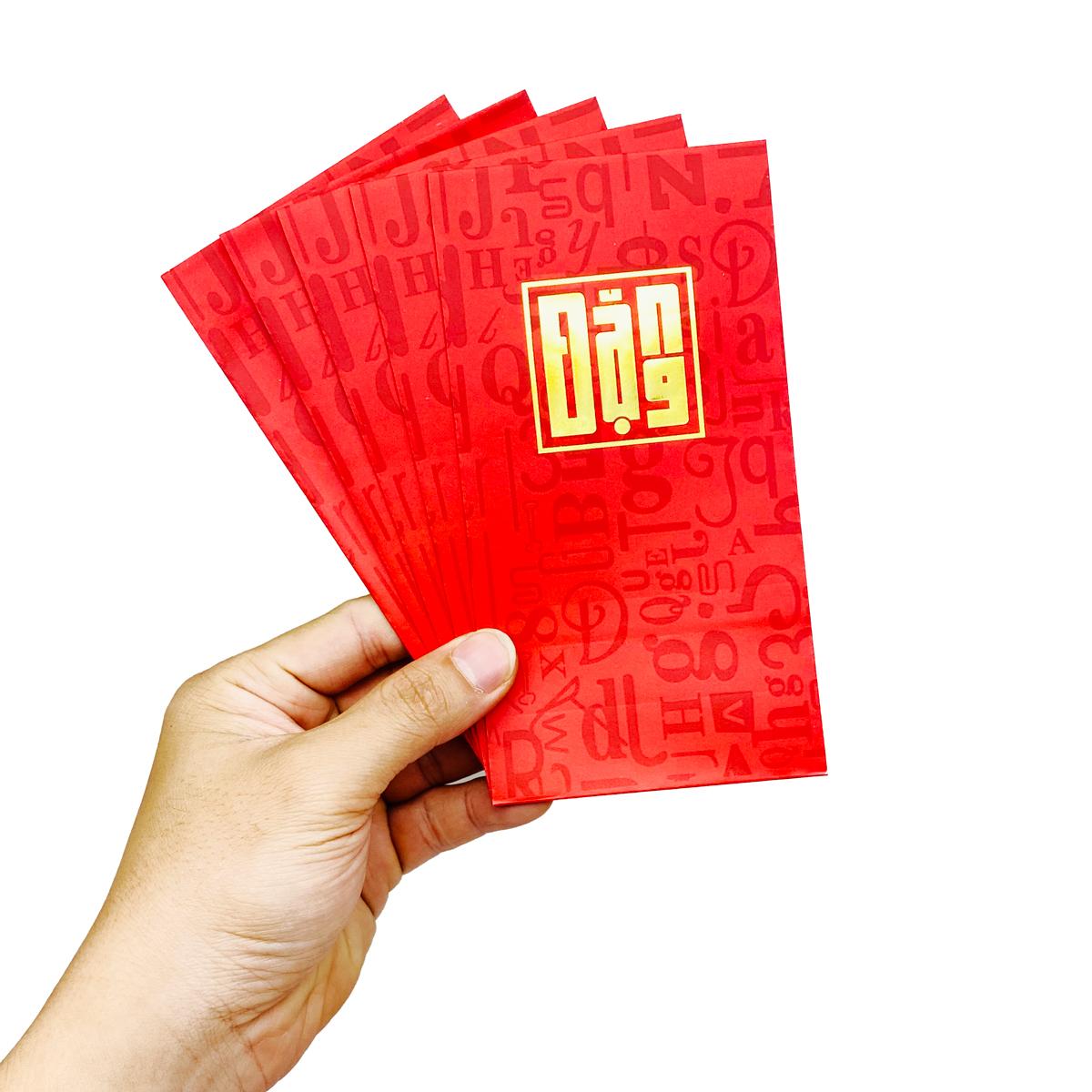 Bộ 5 Bao Lì Xì Tết Bính Ngọ 2026 - Futurebook L389 - Họ Đặng