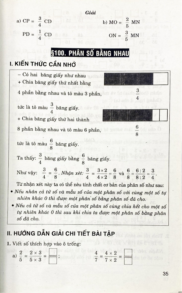 Bài giảng và lời giải chi tiết Toán lớp 4 tập 2