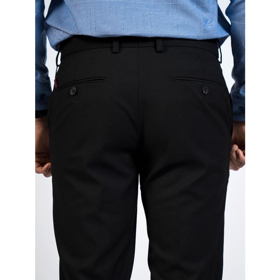 OWEN - () Quần âu nam công sở dáng SLIMFIT màu Đen trơn có trợ cạp co dãn mã QST220509