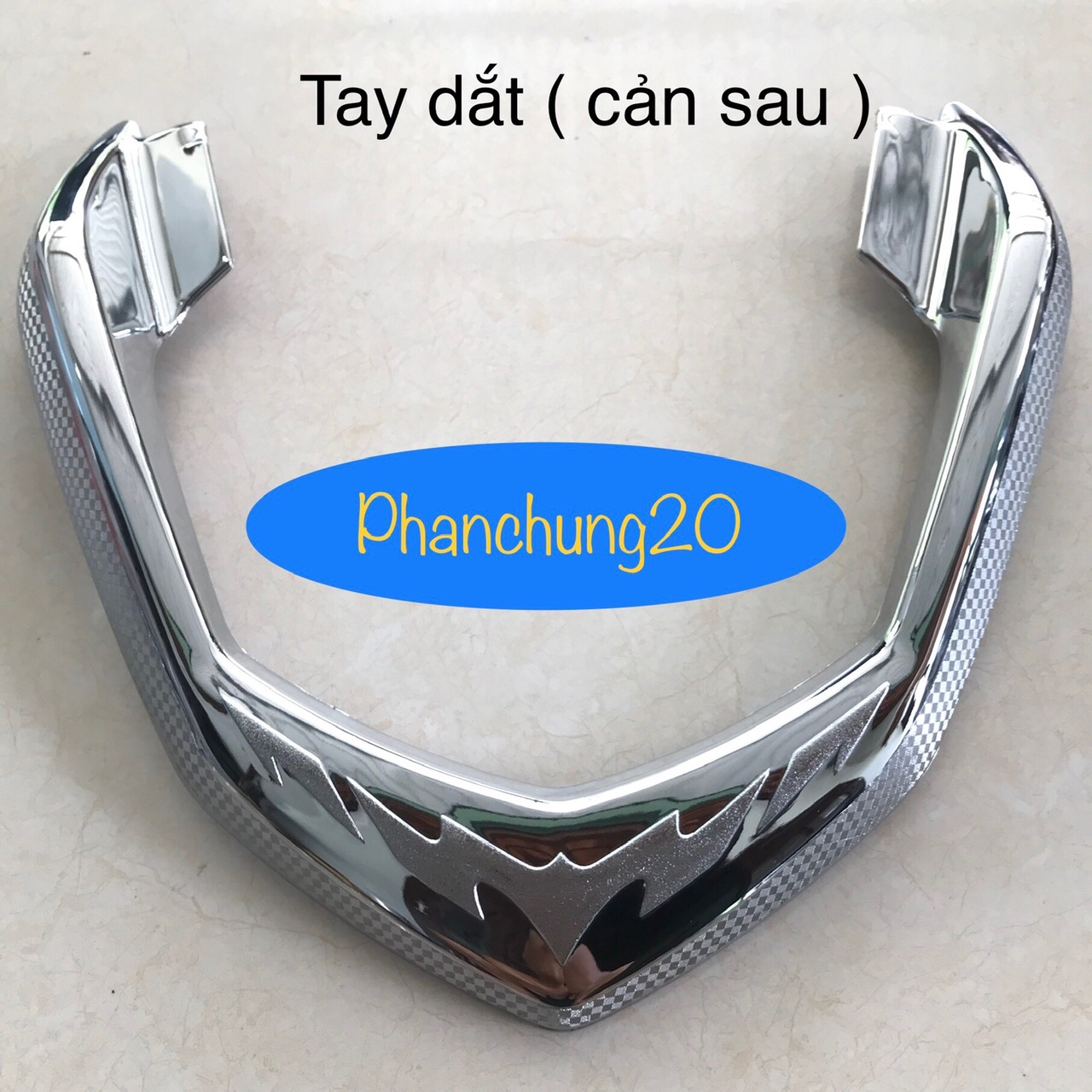ỐP TAY DẮT SAU DÙNG CHO ĐỜI XE FREEGO / FREEGO S CROM