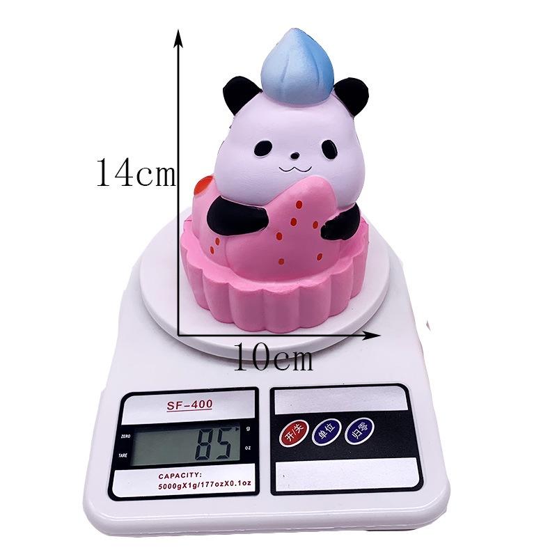 Squishy Lớn JUMBO Hình gấu trúc ôm dâu Đồ Chơi Xốp Giảm Stress Hình mềm mịn dễ Thương đàn hồi Cho Bé
