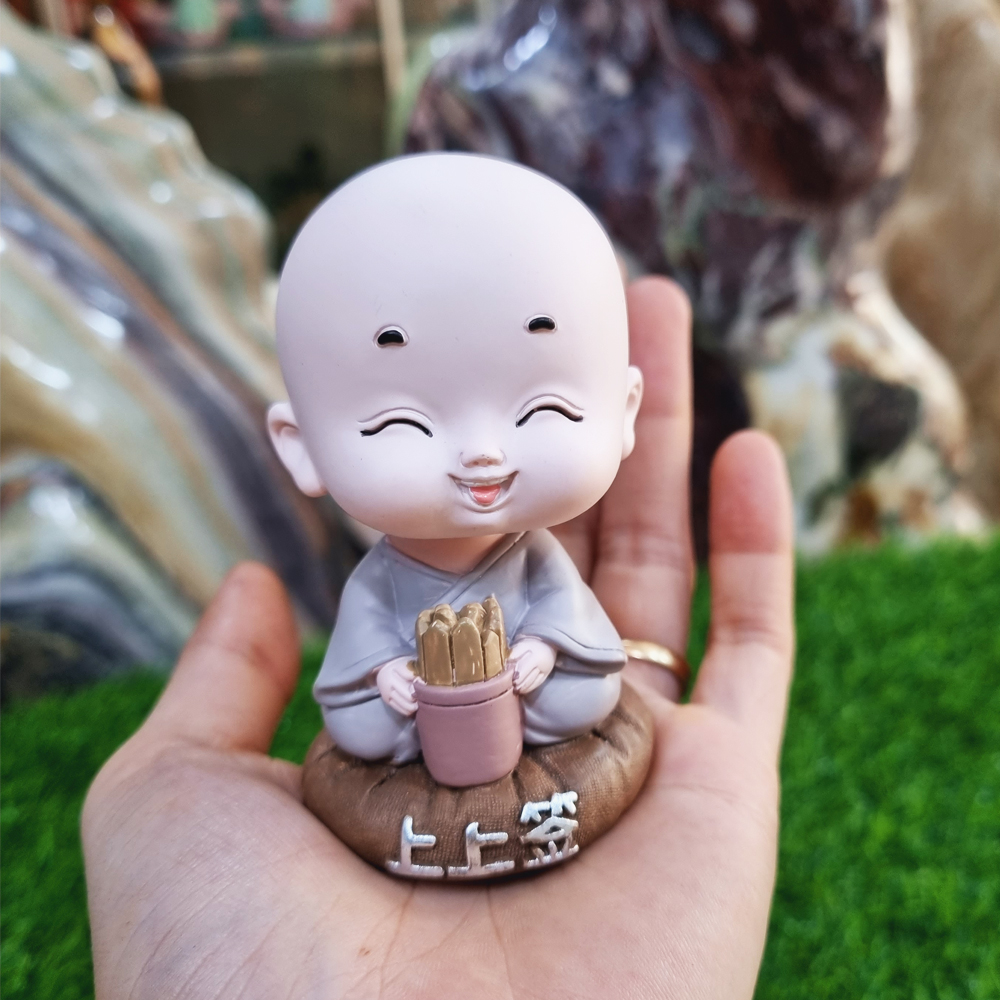 04 mẫu chú tiểu lò xo may mắn