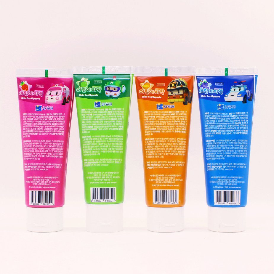 Kem đánh răng trẻ em Poli Kids Toothpaste cho trẻ từ 2-12 tuổi Hàn Quốc 80g