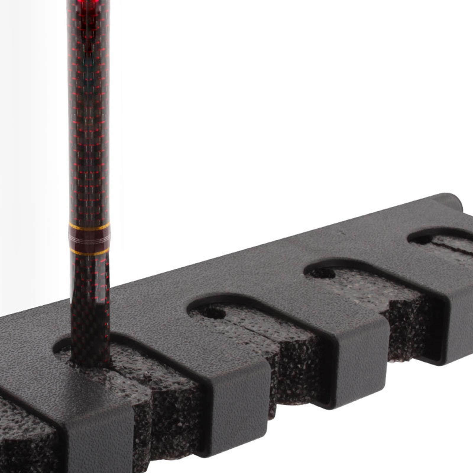 Fishing Rod Holder Horizontal Storage Rack Wall Mount Garage Boat Stand