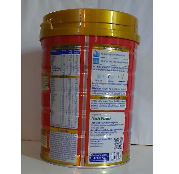 Sữa Bột Nutifood Grow Plus+ Đỏ mẫu mới -dành cho trẻ suy dinh dưỡng thấp còi từ 1 tuổi - tặng kèm chú chuồn chuồn tre dễ thương