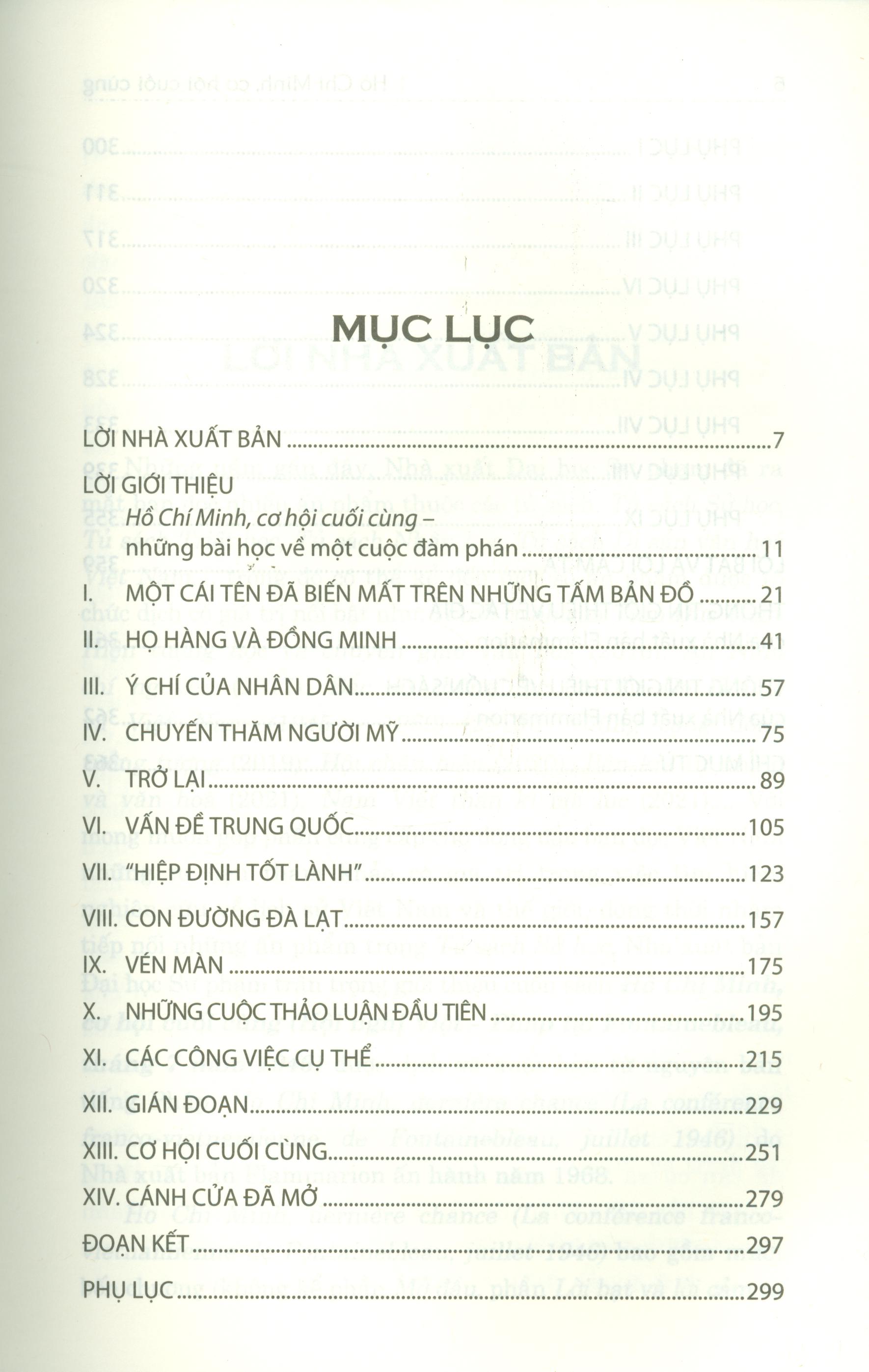 Hồ Chí Minh Cơ Hội Cuối Cùng (Hội Nghị Việt - Pháp Tại Fontainebleau, Tháng 7 Năm 1946) - Bìa mềm