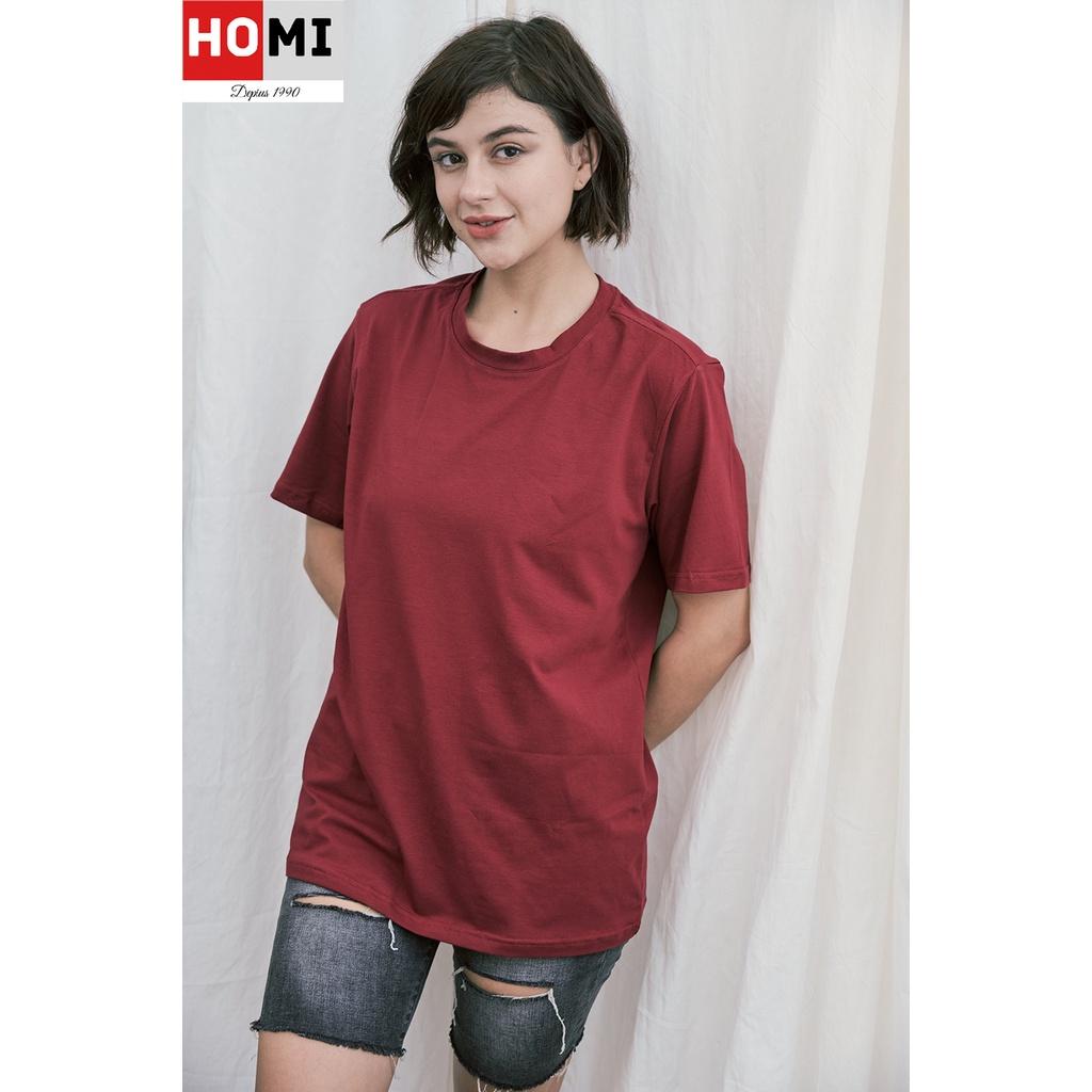 Áo Thun Basic Trơn Unisex 100% cotton, áo form nam nữ tay lỡ 5 màu trắng, đen, Xám, Nâu, Đỏ