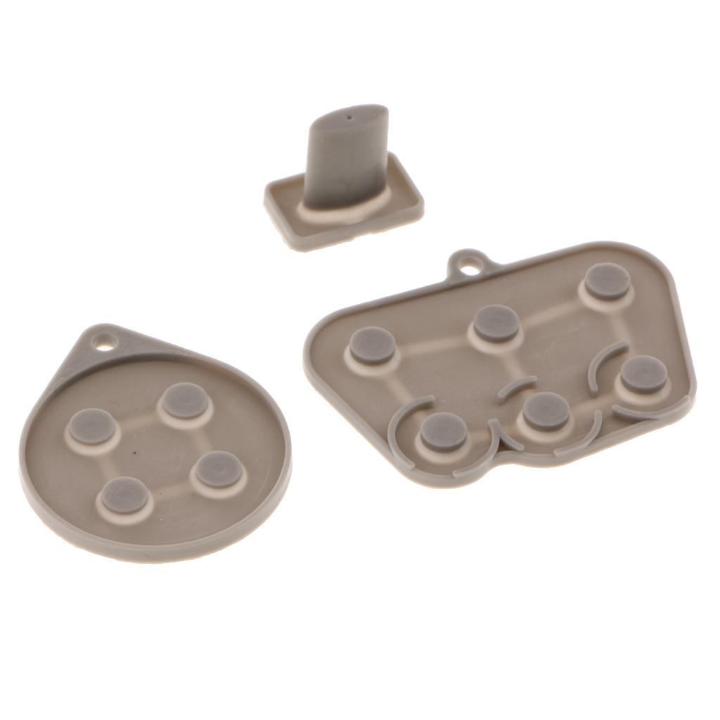3x Controller Conductive Button Key Touch Rubber Pad for Parts
