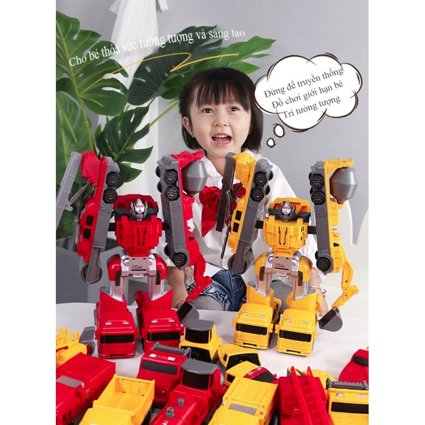 Bộ trò chơi lắp ráp robot sáng tạo từ tính City Engineering Magnetic