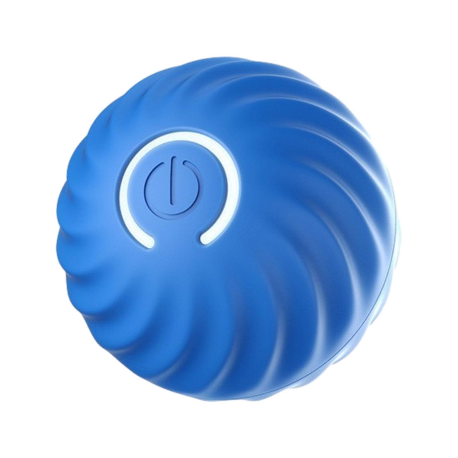 Interactive Cat Toy Ball Moving Rolling Pets Toy Ball Silicone Training Resistant to Bite Electric Automatic Pet Exercise Ball