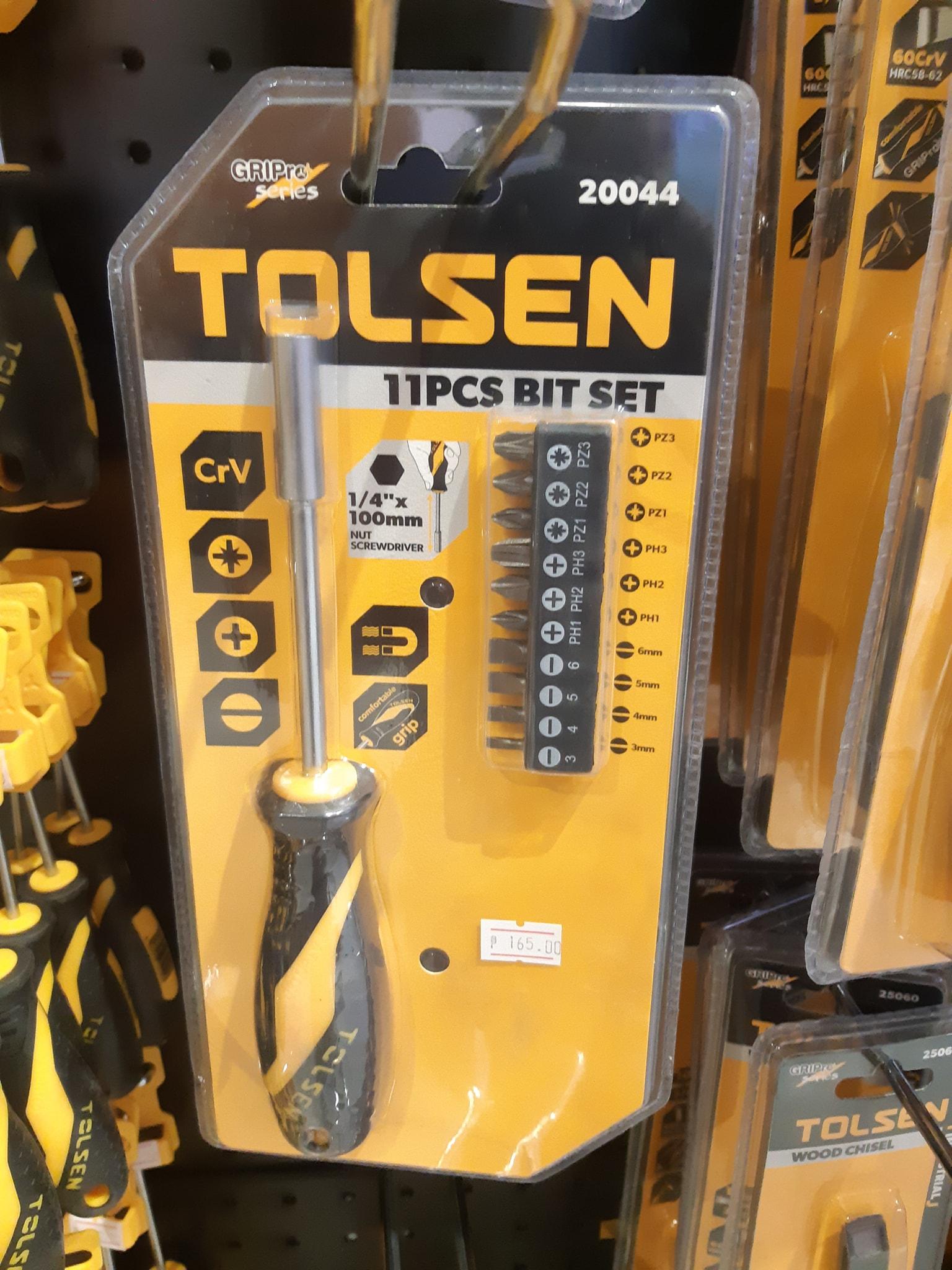 BỘ TUA VÍT ĐỔI ĐẦU 11 MÓN TOLSEN 20044 - HÀNG CHÍNH HÃNG