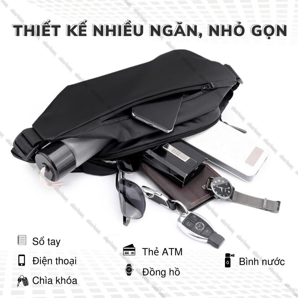 Túi đeo chéo Doo Bag túi bao tử thiết kế nhỏ gọn khóa kéo chịu lực đựng đồ tiện lợi