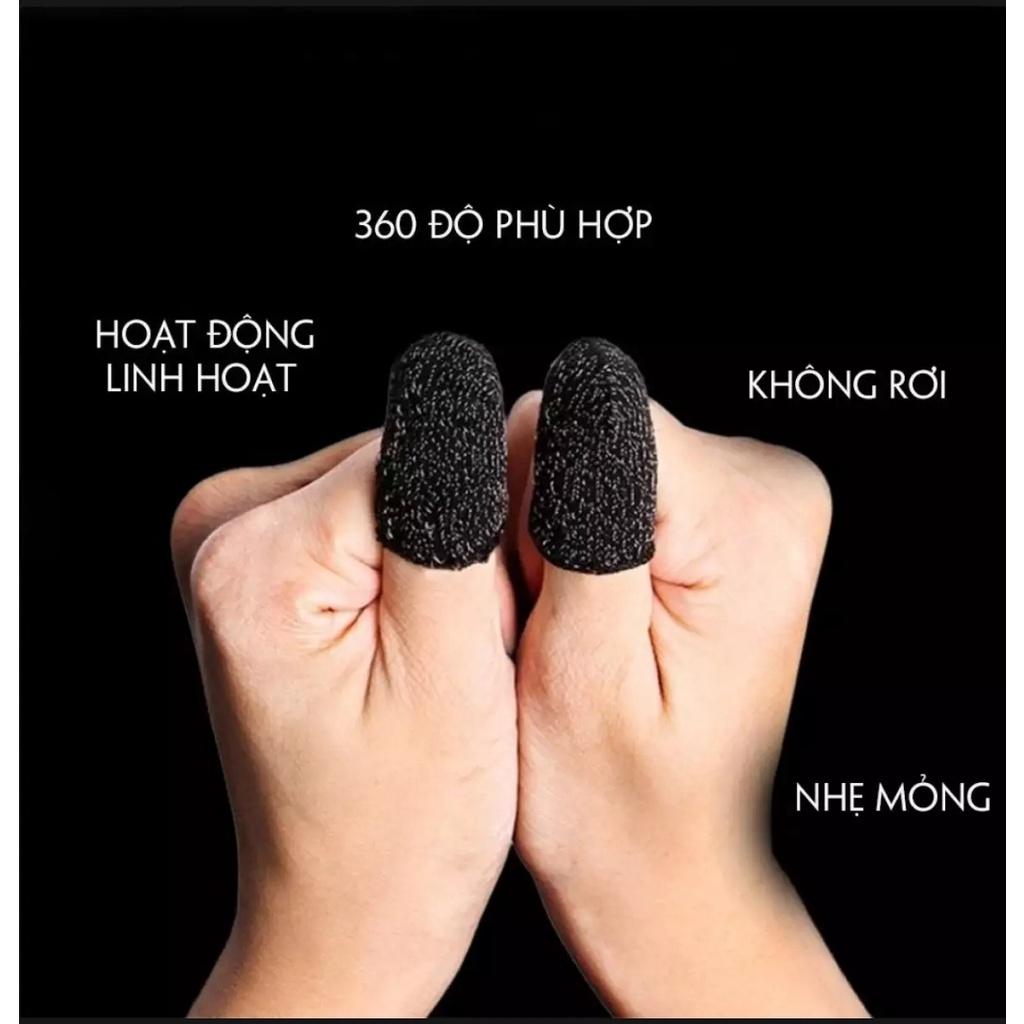 Bộ 2 Ngón Tay Chuyên Dụng Chơi Game Mobile Chống Ra Mồ Hôi Tay.