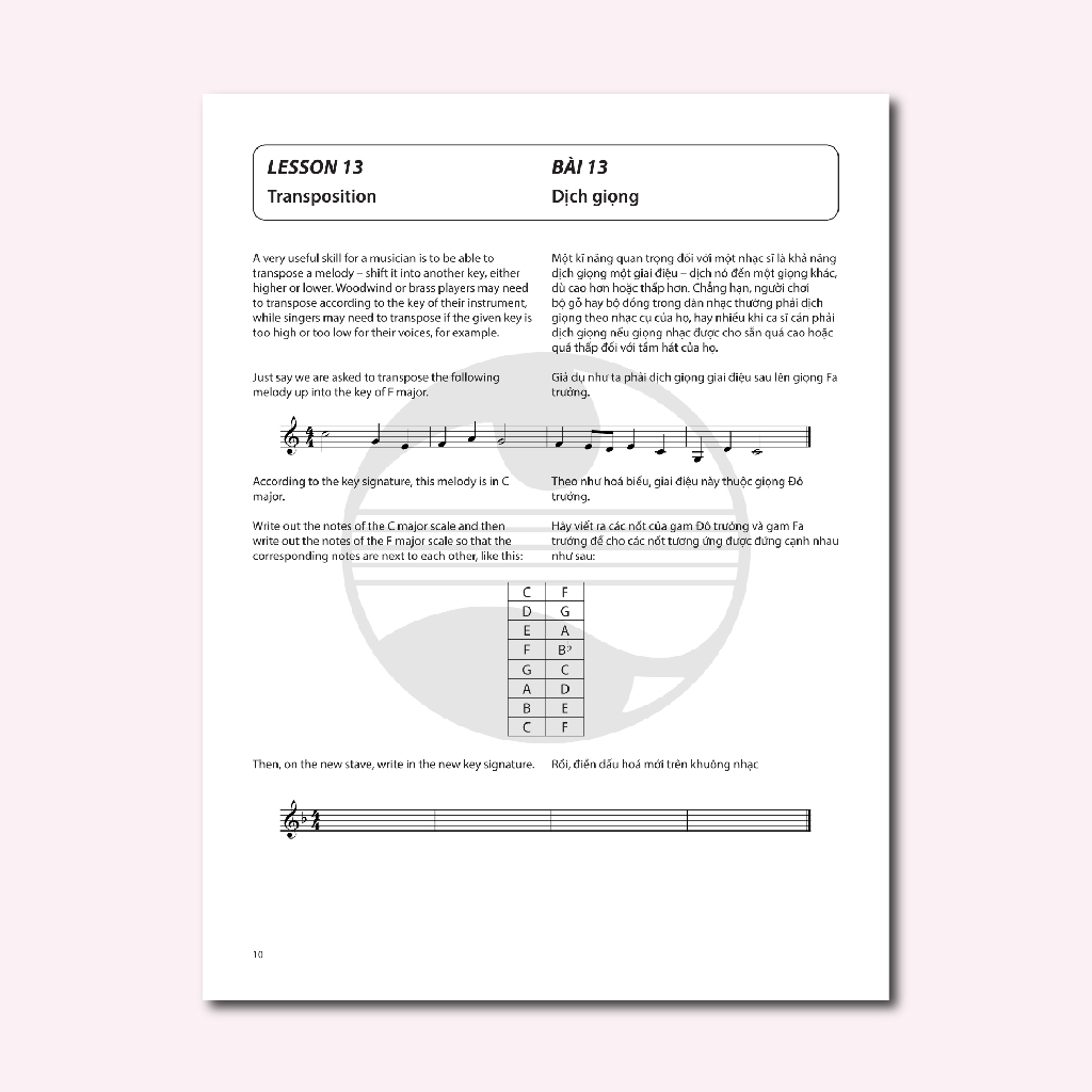 AMEB Theory of Music Grade 1 Part 5 Song ngữ Việt-Anh | Lý thuyết Âm nhạc (Sách học và bài tập)