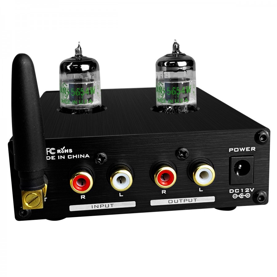 Ampli Đèn 6J1 Preamplifier, Chỉnh Bass-Treble Bluetooth 5.0 FX-Audio TUBE-03 MKII - Hàng Chính Hãng