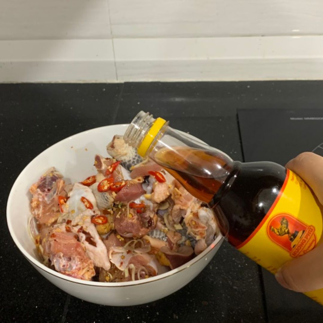 Nước mắm cá cơm Hương Phú |thùng12 chai | nước chấm | nước mắm | 20 độ đạm | 500ml | P50020