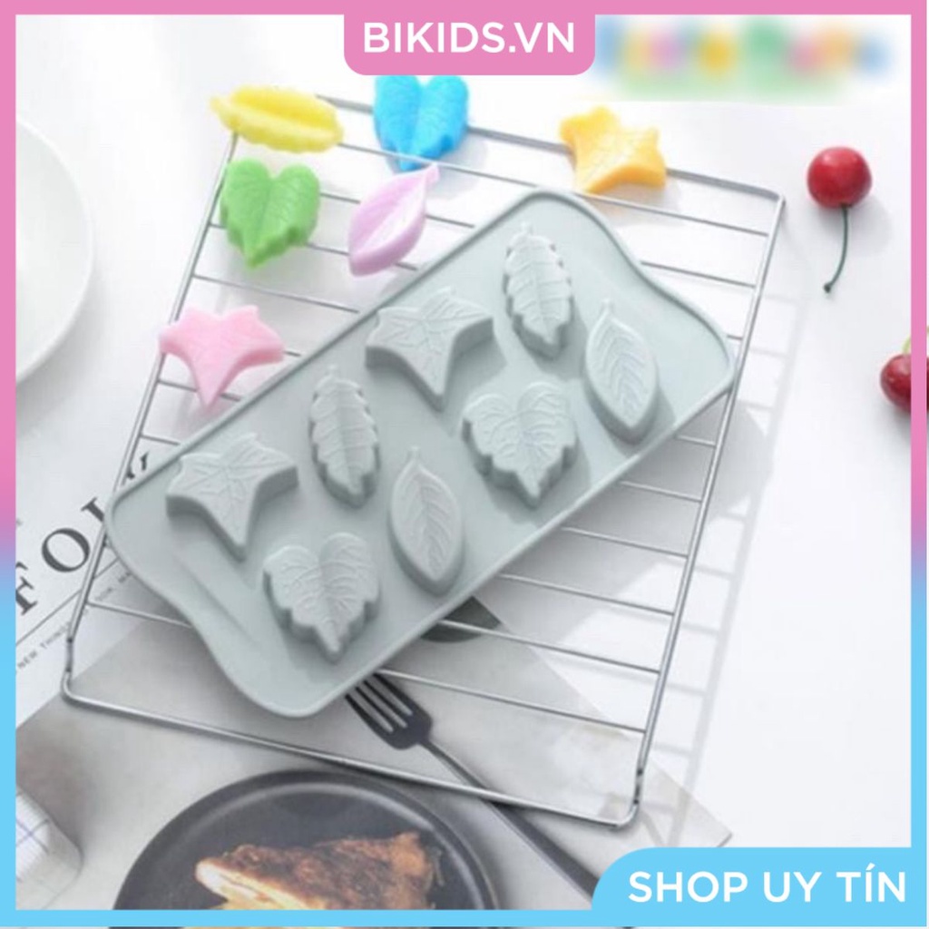 Khuôn thạch socola silicon các loại lá - Cao cấp