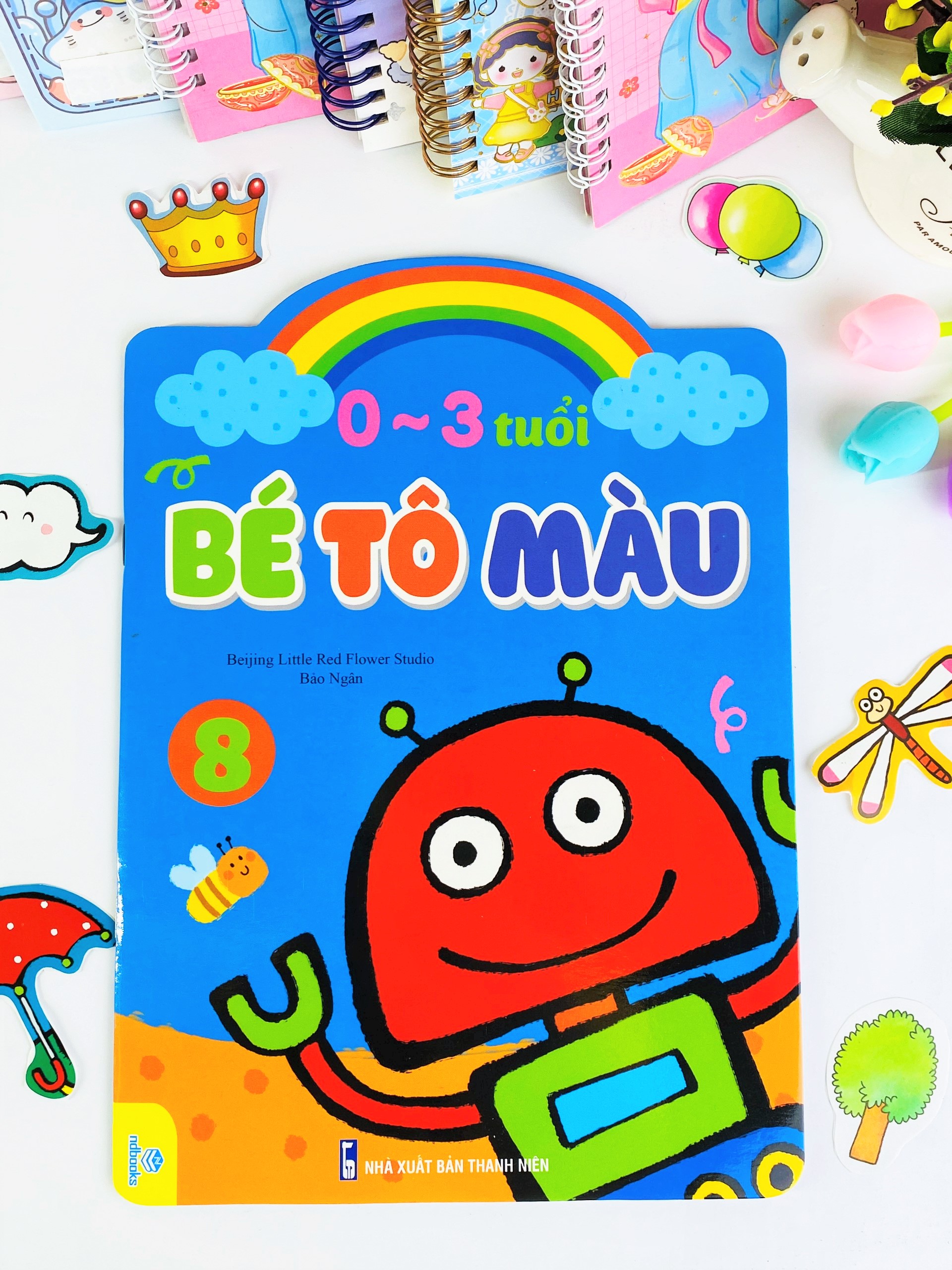 Sách - Combo 8 cuốn: Bé Tô Màu (0-3 tuổi ) - ndbooks