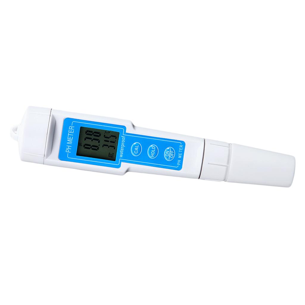 PH Level Test Pen Electrode Sensor Reader pH Meter Pond Life Water Lab Use