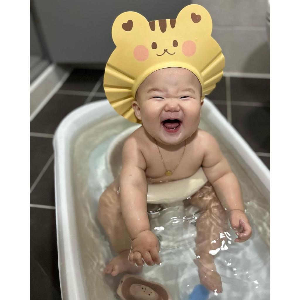 Mũ tắm chắn nước Dottodot Hàn Quốc cho bé - Made in Korea