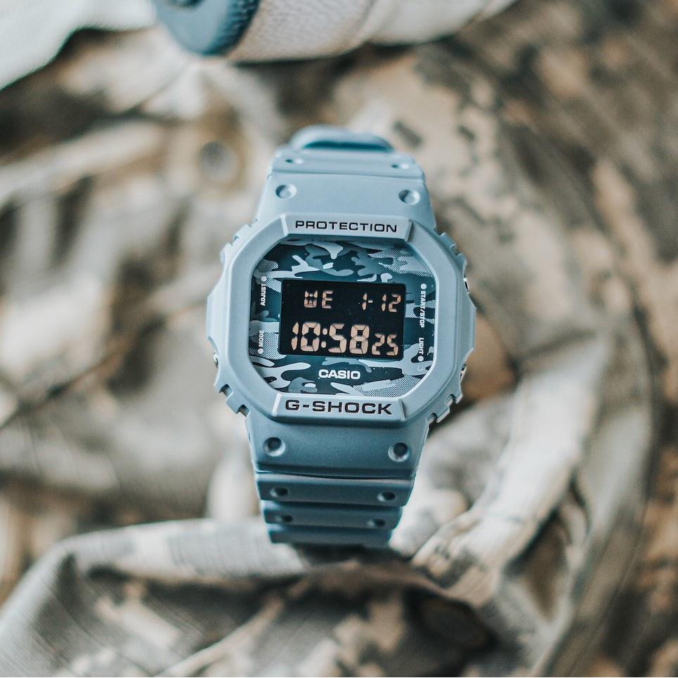 Đồng Hồ Nam Dây Nhựa Casio G-Shock DW-5600CA-2DR Chính Hãng - DW-5600CA-2 CAMO