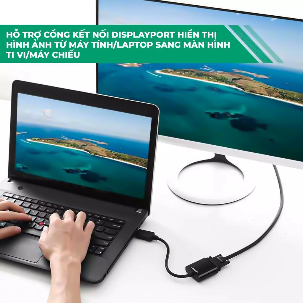 Cáp chuyển đổi Displayport sang VGA UGREEN DP109 20415 - Hàng chính hãng