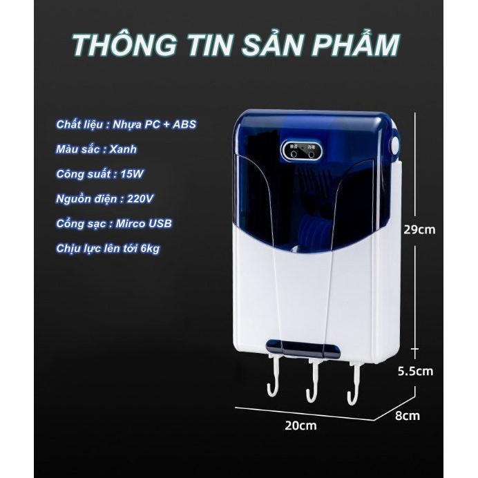 KỆ MÁY KHỬ TRÙNG &amp; SẤY KHÔ NHANH ĐŨA, THÌA