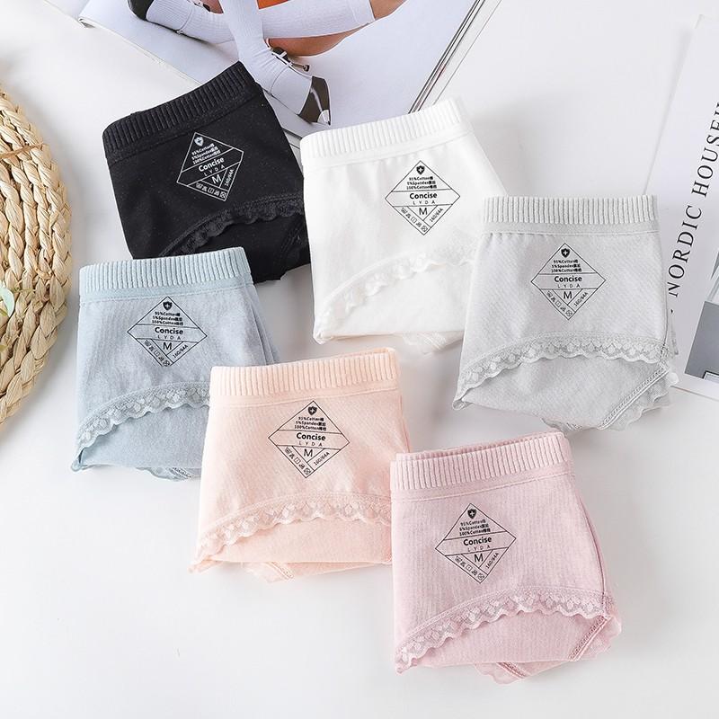 Quần Lót Nữ Cotton ren sợi tre cao cấp kháng khuẩn phong cách hàn quốc siêu co giãn ,thoáng mát QC08