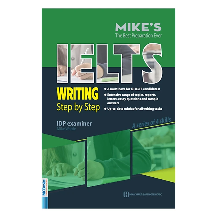 Combo Sách Academic Ielts Mike - Tặng kèm bộ Bookmark.
