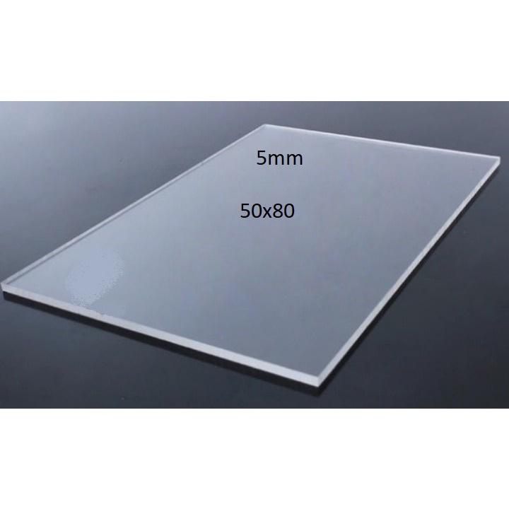 Tấm nhựa mica trong suốt dày 5mm, nhận cắt kích thước theo yêu cầu