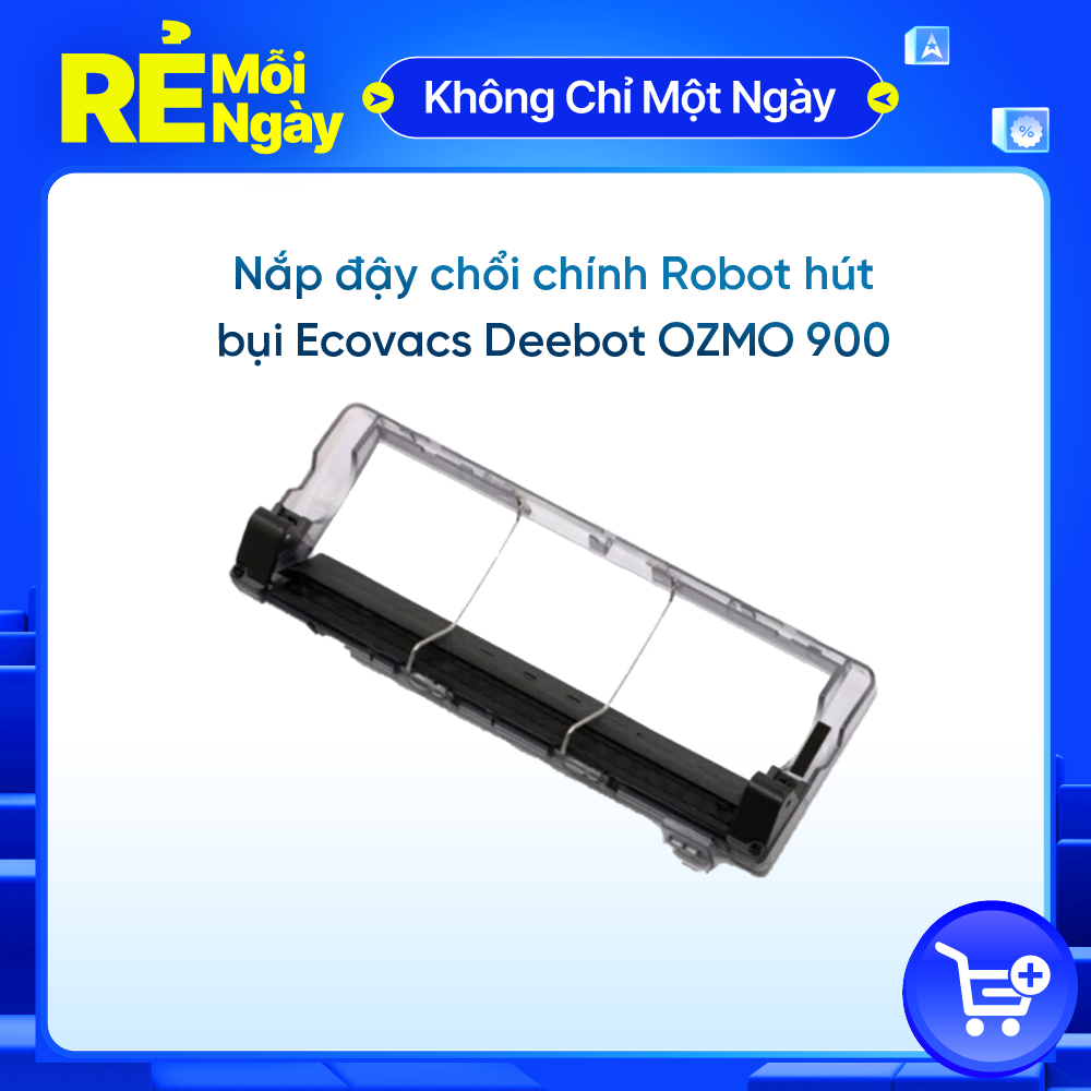 Nắp đậy chổi chính Robot hút bụi Deebot OZMO 900 - Hàng Chính Hãng