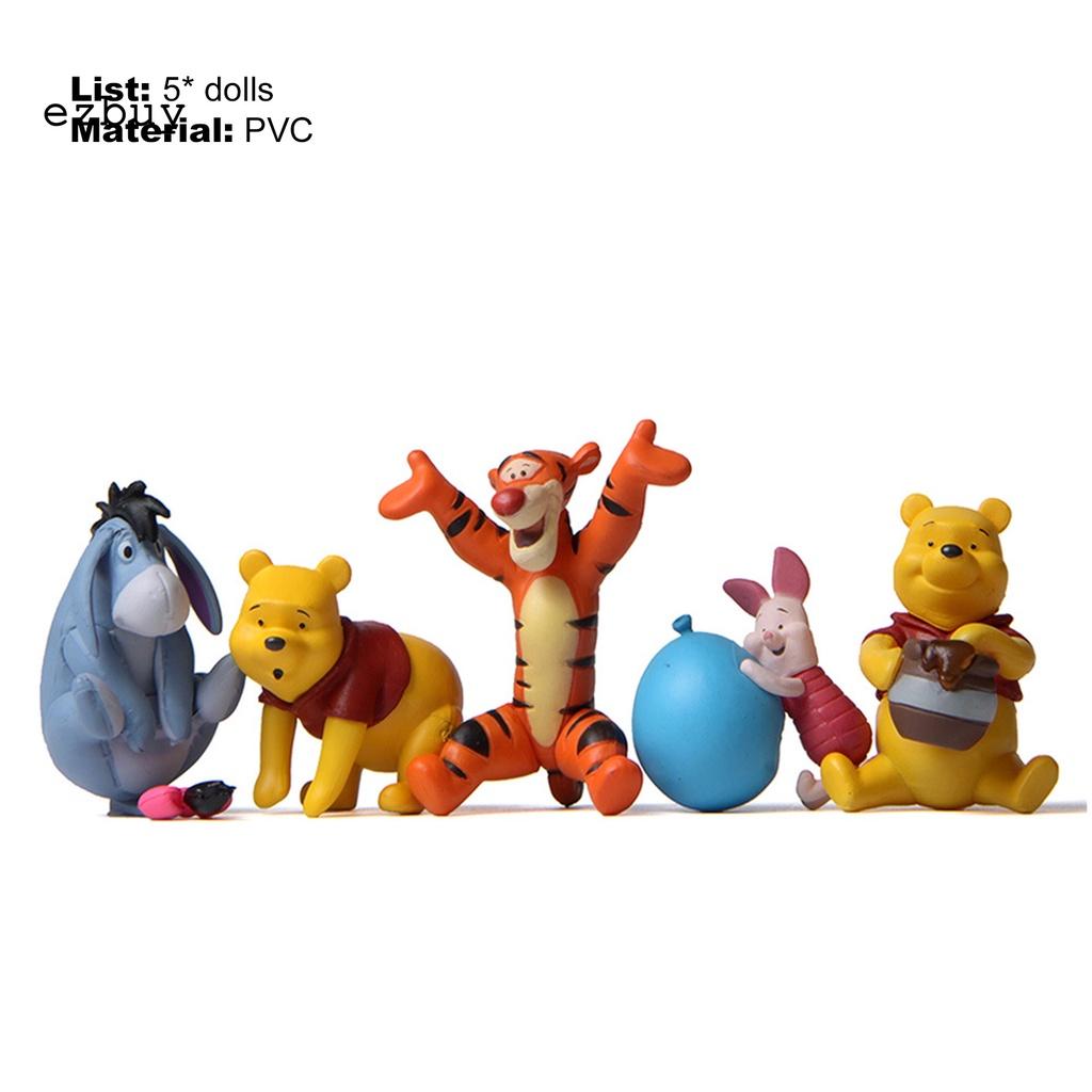 Lightweight Action Figurine Piglet Tiger Anime Figurine Lovely for Home