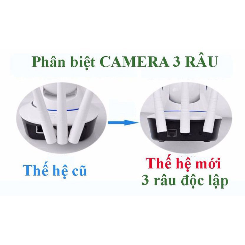 Camera Yoosee 3 râu không dây chính hãng quay 360 độ